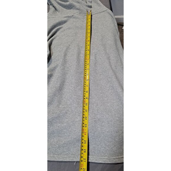 Beautiful Giant Men's Gray Long Sleeve Three Button Stylish Unique Hoodie Large - Picture 9 of 11